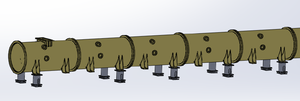Подставка для детекторной трубы